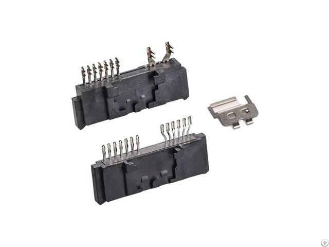 Sata 7 6p With Spring Loaded Female Connector