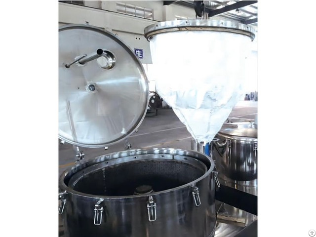 Hanging Bag Top Discharge Centrifuge Device