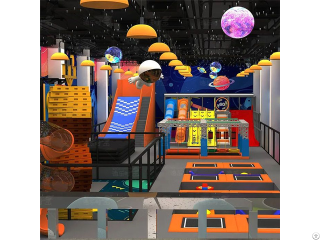Indoor Playground Trampoline For Children To Play With