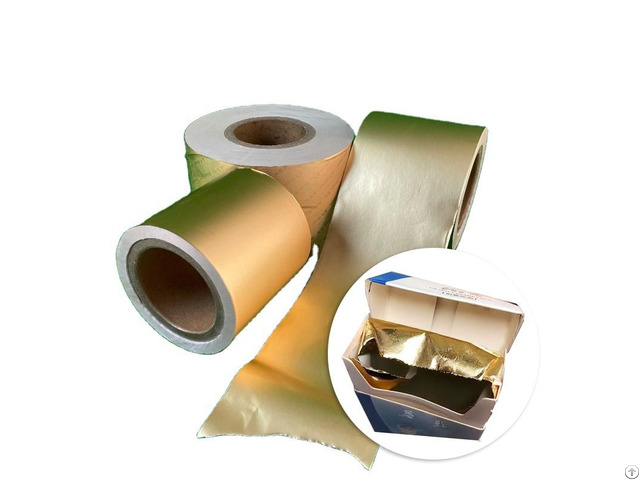 Gold Aluminum Foil For Cigarette Inner Liner Packaging
