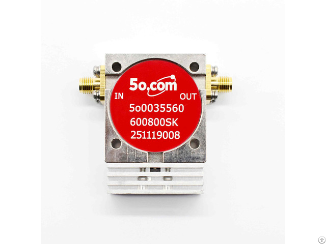 Vhf Uhf Coaxial Isolator 600 To 800mhz 100w Sma Female Connector