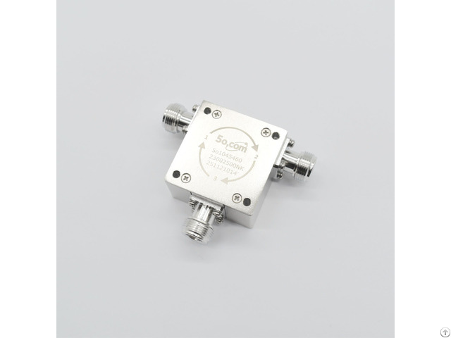 High Power 600w Coaxial Circulator 2300 To 2500mhzn Connector