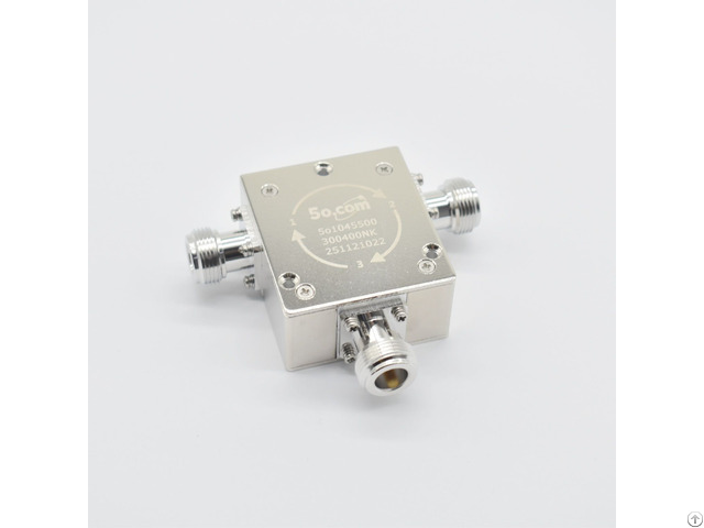 100w Coaxial Circulator Low Loss 300 To 400mhz N Connector