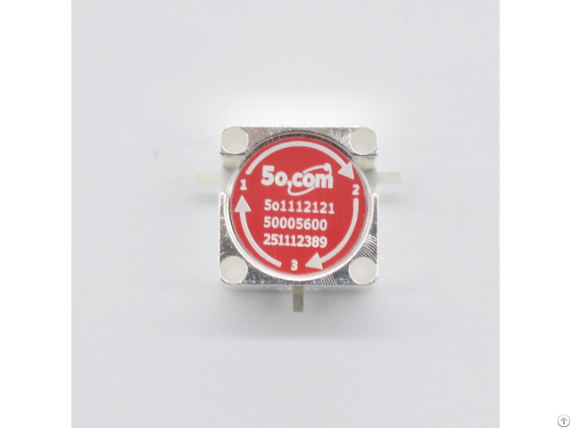 Drop In Circulator High Isolation 5000 To 5600mhz Tab Connector