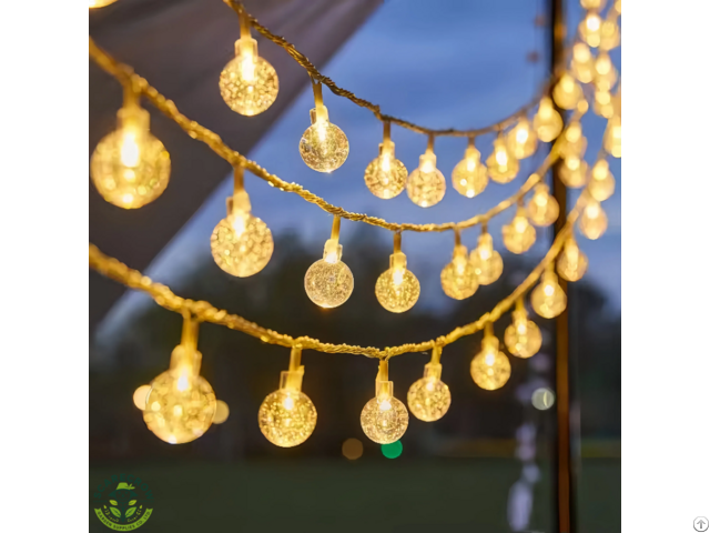 Solar Led String Lights Small Colorful Outdoor Decorative And Camping Atmosphere Lighting