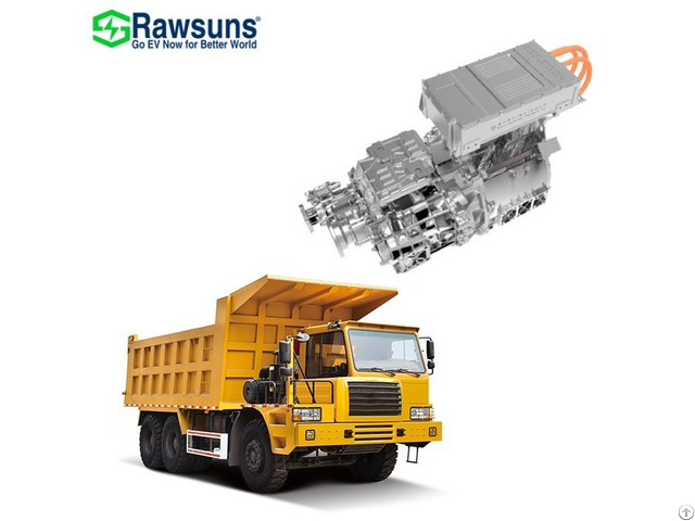600kw 1000kw Pmsm Motor Amt Ev Conversion Kit For 120 135t Mining Truck