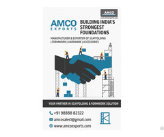 Indian Manufacturer Of Cuplock And Formwork Accessories Amco Exports
