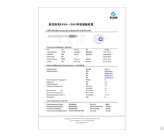 Lsrc3204 Aerospace Lvds 120Ω Twisted Shielded High Speed Data Cable