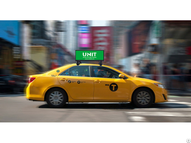 Taxi Led Display For Mobile Outdoor Advertising