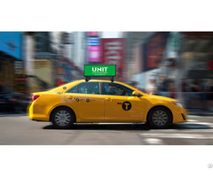 Taxi Led Display For Mobile Outdoor Advertising