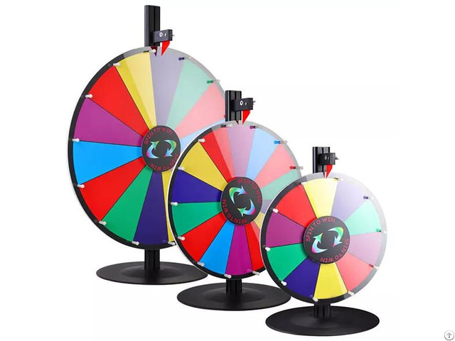 Prize Wheel With Iron Base