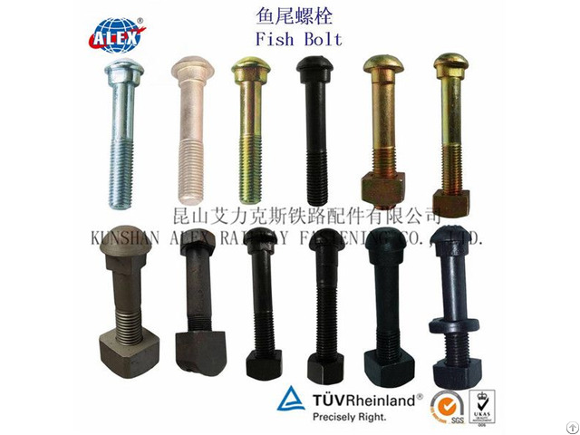 Fish Bolt For Fastening Rail Joints 100re 115re 132re Etc