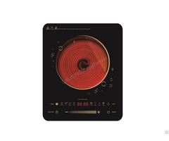 At 5 Ultra Thin Single Infrared Cooker Double Ring Heating 2200w