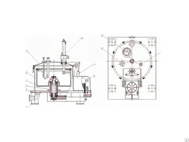 Rylpdg Vertical Upper Discharge Scraper Centrifuge Machines