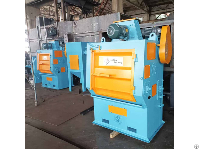 Tumble Belt Shot Blasting Machine To India Q326 200kg Crawler Type