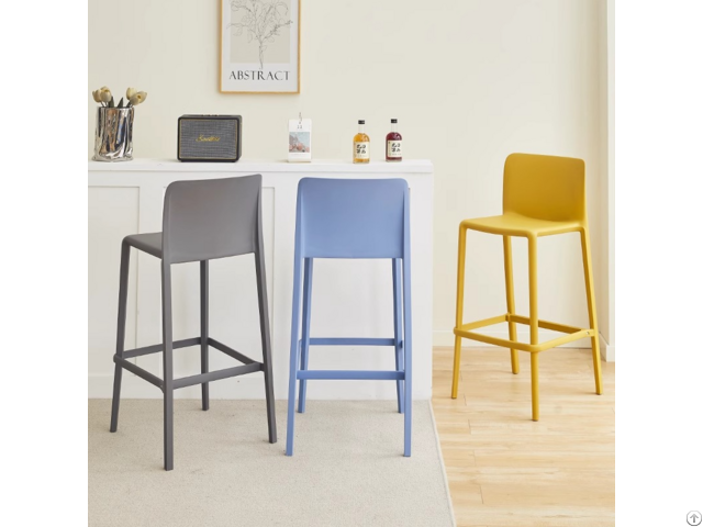 Easeneat Colorful Plastic Bar Stools