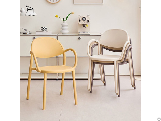 Easeneat Simple Design Plastic Dining Chairs