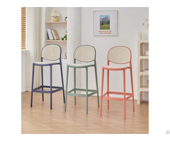 Easeneat Nordic Style High Quality Plastic Backrest Dining Chair