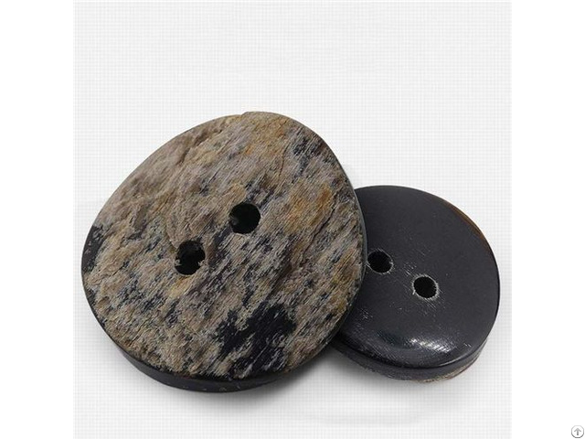 Natural Buffalo Horn Coat Button