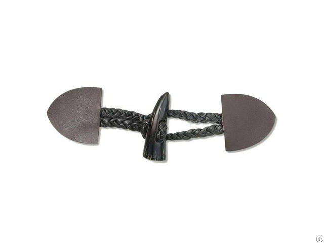 Leather Toggle Button For Coats