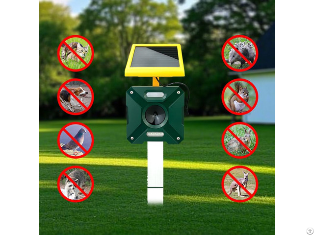 Garden Double Sides Solar Animal Deterrent Cat Dog Bird Deer Repeller
