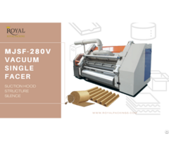 Mjsf V Single Facer Vacuum Suction