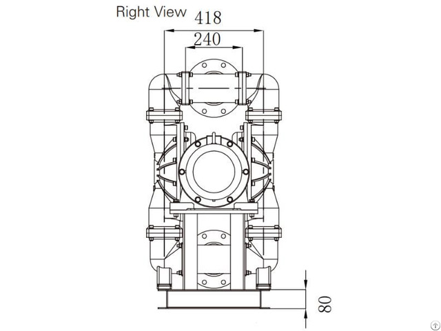 Rybfd 80 Aluminum Alloy Pumps