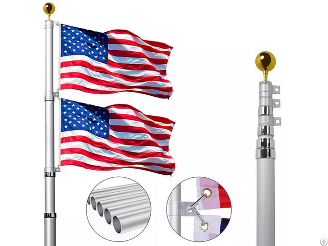 Hot Sale 25ft Telescoping Flagpole