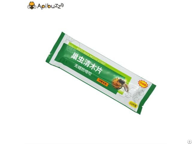 Apibuzz Hive Wax Moth Treatment Wooden Strips 10 Unit Pack
