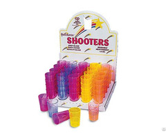 Neon Plastic Shot Glasses Display Of 100 Cups