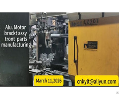 Aluminum Die Cast Motor Bracket Assy Tront Parts Manufacturing