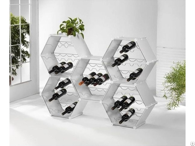 Hexagon Wine Rack