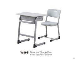 W89b Injection Molded Edge Sealed Student Desks And Chairs