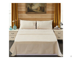 Wholesale Factory Price Oekotex Certified 100% Anti Dust Mite Neutral Colors Top Sheet