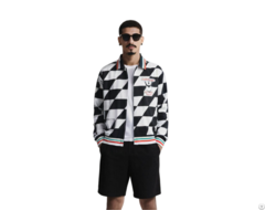 Monochrome Casablanca Grand Prix Check Shirt