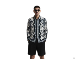 Monochrome Marine Baroque Shirt