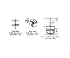 Anchor Type Glass Lined Agitators