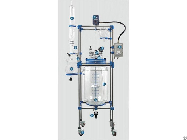 Rypgr Standard Jacketed Glass Reactors