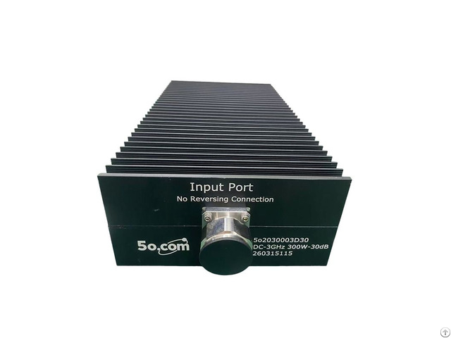 300w Coaxial Fixed Rf Attenuator Dc 3ghz 50ohm