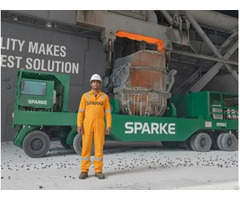 Pallet Carrier Vehicle For Steel Mill Material Handling Operations Heavy Duty