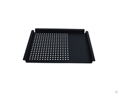 Carbon Steel Perforated Grill Topper Non Stick Bbq Accessory For Small Foods