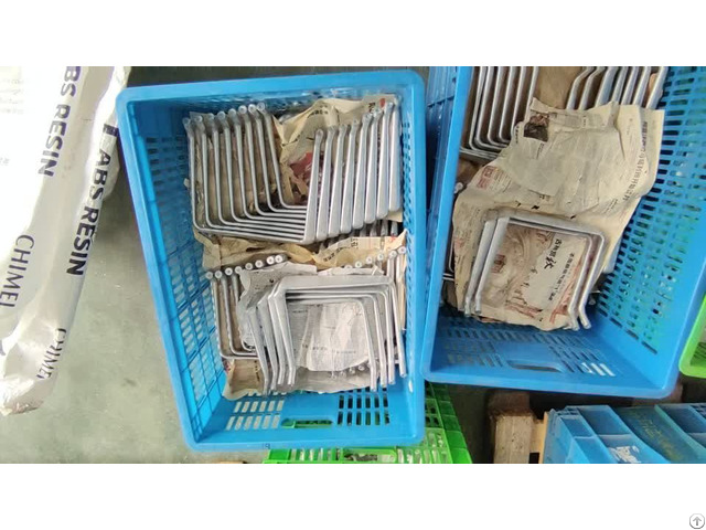 Polished Aluminum Chair Arms