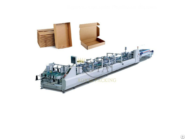 Ryhh Akj Automatic High Speed 4 And 6 Corner Folder Gluer