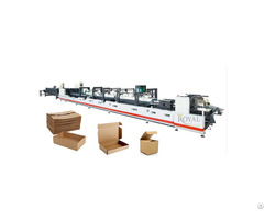 Ryje High Speed Full Automatic 4 6 Corner Folder Gluer Machine 650 850 1100