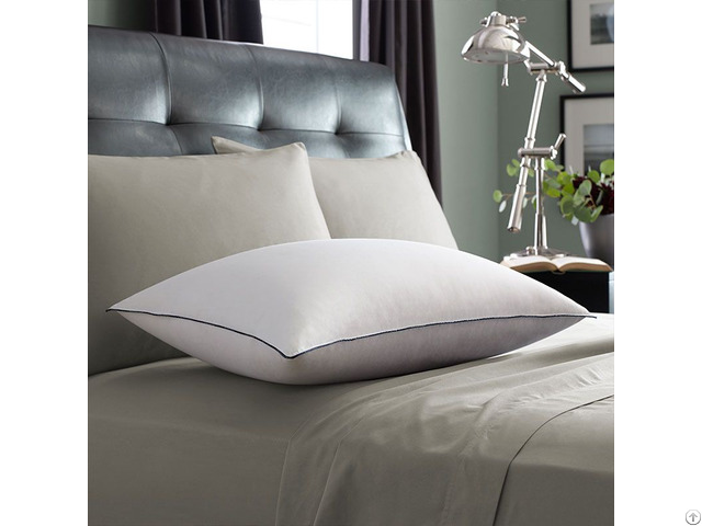 Custom Modern 100% Cotton Down Proof Comfort Pillow Case For Hotel Home Hospital