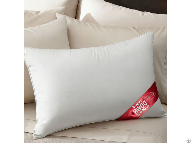 High Quality 100% Cotton Standard Queen And King Size Down Proof Pillow Case With Piping