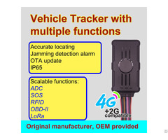 4g Waterproof Multi Function Vehicle Tracker