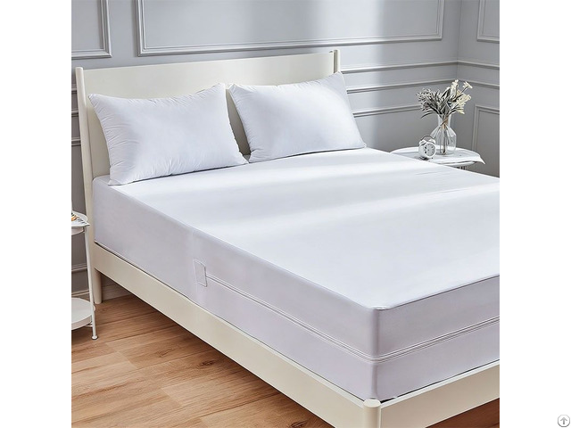 Hypoallergenic Bed Bug Proof Waterproof Mattress Encasement Knitted Protector With Zippe