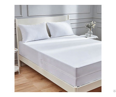 Hypoallergenic Bed Bug Proof Waterproof Mattress Encasement Knitted Protector With Zippe