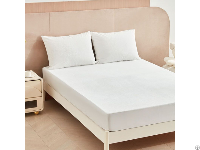 Customized Resistant Anti Bacteria Coral Waterproof Fleece Bed Mattress Protector